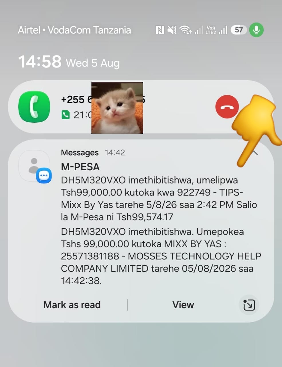 Uthibitisho wa malipo namba 3